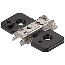 Blum Kreuzmontageplatte - 0 mm - Onyx Schwarz - Mit Exzenterschraube