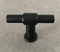 Möbelknopf 55 mm - Schwarz Matt