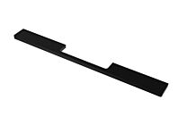 Möbelgriff Wales Symmetrisch - Griffstärke: 8 mm - Schwarz - Drei Längen: 170 bis 490 mm