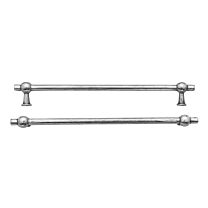 Möbelgriff - Silber-Zinn Legierung - Sechs Längen: 98 bis 556 mm