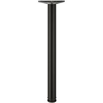 Tischbein, zylindrisch - Schwarz Glänzend - Ø 60 mm - Höhe: 690 und 710 mm - 1 Stück