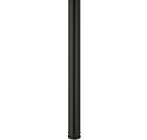 Tischbein, zylindrisch - Schwarz Matt - Ø 80 mm - Zwei Höhen: 870, 1100 mm - 1 Stück