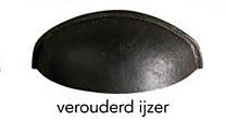 Griff - Eisen - Gealtertes Eisen - 82 mm