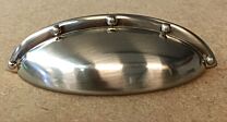 Griff - Zamak - Edelstahl Optik matt - 93 mm