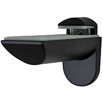 Verstellbarer Glasbodenhalter - Drei Farben verfügbar - Aluminium Matt, Schwarz und Edelstahl