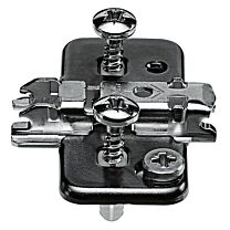Blum Kreuzmontageplatte Expando - Onyx Schwarz - 0 mm