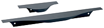 Griffliste - Aluminium - Zum Schrauben - Dicke: 1,4 mm - Schwarz - 7 Längen