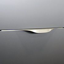 Griffliste - Aluminium - Zum Schrauben - Stärke: 1,4 mm - Nickel Matt - 8 Längen