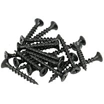 Schrauben - ø 4 mm - Längen: 16, 20, 25, 30, 40 mm - Pozidrive - Schwarz - 25 Stück