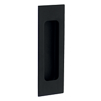 Griffmulde - Edelstahl - Schwarz - 120 x 40 mm - Zum Kleben