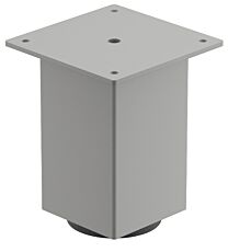 Blankes Aluminium - 50x50 mm - Höhen: 65, 100, 150 mm