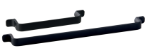 Möbelgriff - Zamak - Schwarz - Griffstärke: 16 mm - Zwei Längen: 164 und 292 mm