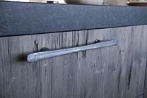 Möbelgriff - Eisen - Rohmetall - Drei Längen: 154 bis 370 mm