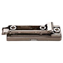 Salice Montageplatte mit Euroschrauben - Linear - 2 mm