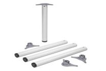 Tischbeine Camar - Höhe: 700-730 mm - ø 80 mm - Weiß - 4 St.