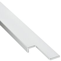Griffleiste Aluminium - Einfräsprofil - Silberfarben Matt - Neun Längen