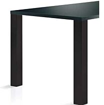 Tischbeine - Quadratisch - 80 x 80 mm - Höhe: 700-710 mm - Weiß und Schwarz Matt - 4 Stück