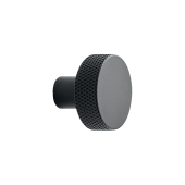 Möbelknopf - Stahl - ø 35 x 29 mm - Schwarz Matt