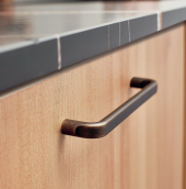 Möbelgriff - Zamak - Bronze - Längen: 172 und 332 mm