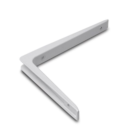 Regalhalter - Weiß - Aluminium - Mittelstark - 4 Größen