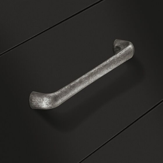 Möbelgriff - Zamak - Antik Zinn - Längen: 172 und 332 mm