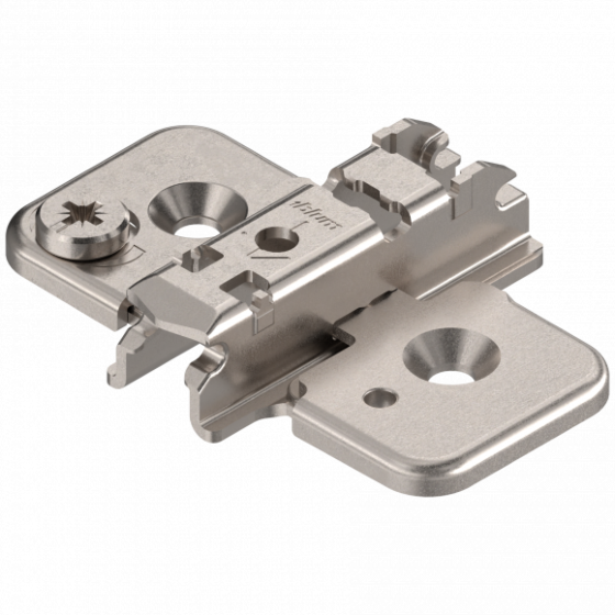 Blum Kreuzmontageplatte - 3 mm - Mit Exzenterschraube