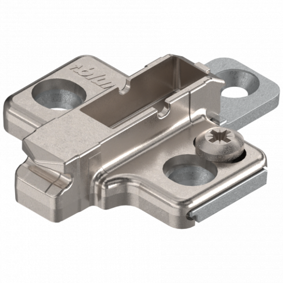 Blum Kreuzmontageplatte - 3 mm - Für Euroschrauben