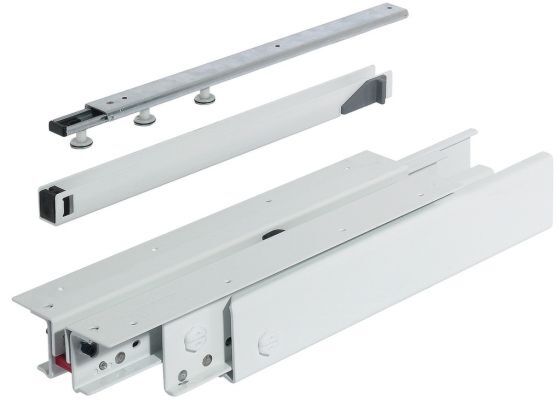 Führungsschiene für Apothekerschrank - 200KG - 14 Längen - Softclose