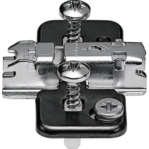 Blum Kreuzmontageplatte Expando - Onyx Schwarz - 3 mm