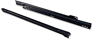 Teilauszug - Teilweise Ausziehbar - Schwarz - 300 bis 600 mm - 30 kg