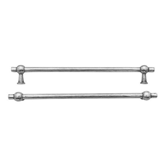 Möbelgriff - Silber-Zinn Legierung - Sechs Längen: 98 bis 556 mm