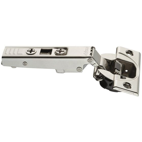 Blum Scharnier 110° Eckanschlag. Soft Close-Schraub Top - 71B3550