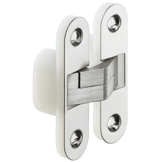 Unsichtbares Scharnier - 40/60 kg - Edelstahl - Länge: 8,9 cm