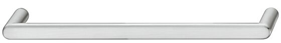 Möbelgriff - Zamak - Gebürstet vernickelt - Griffdicke: 12 mm - Vier Längen: 108 bis 204 mm