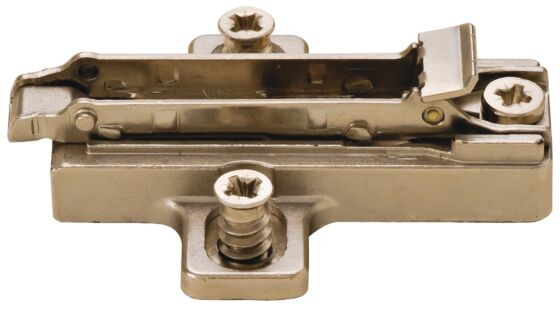 Salice Kreuzmontageplatte mit Euroschrauben - 3 mm