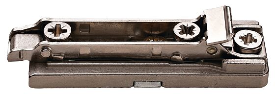 Salice Montageplatte mit Euroschrauben - Linear - 3 mm
