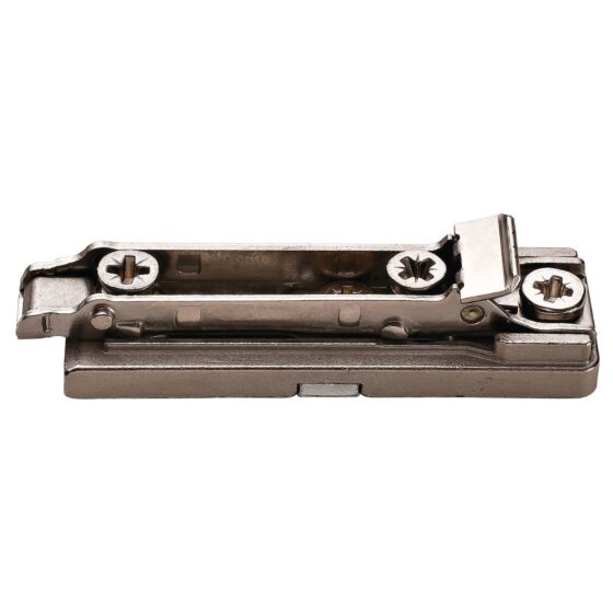 Salice Montageplatte mit Euroschrauben - Linear - 2 mm