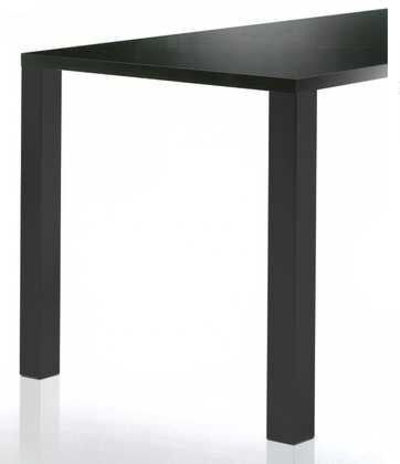 Tischbeine - Quadratisch - 60 x 60 mm - Höhe: 700+10 mm - Schwarz und Weiß Matt - 4 Stück