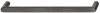 Möbelgriff - Zamak - Schwarz Used Look - Griffstärke: 12 mm - Vier Längen: 108 bis 204 mm