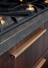 Möbelgriff - Aluminium - Gebürstetes Gold - Drei Längen: 45, 190, 350 mm